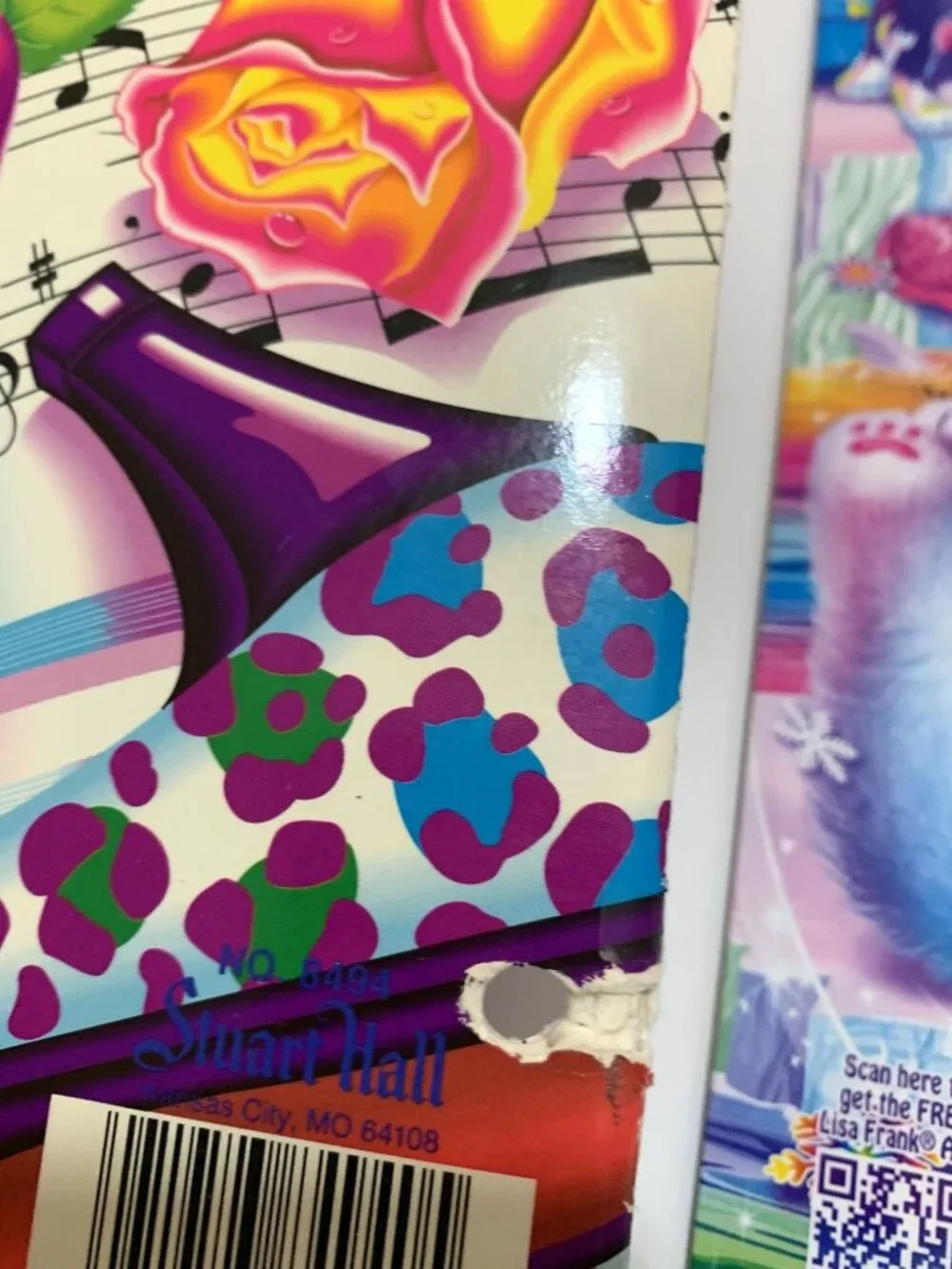 Lisa Frank Pocket Folders Leopard Unicorn Polar Bear 2014 Vintage 90s Roses READ